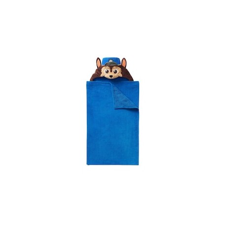 Toalla con gorro Chase Critter Paw Patrol de algodón
