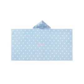 Toalla con gorro Heart Kid Hooded Towels de algodón