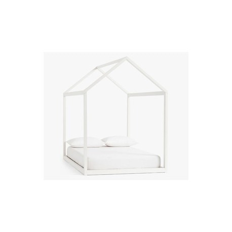 Cama Camden de madera de álamo