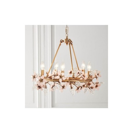 Candelabro de hierro Grace Flower