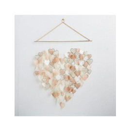 Accesorio Decorativo de Corazones de Capiz