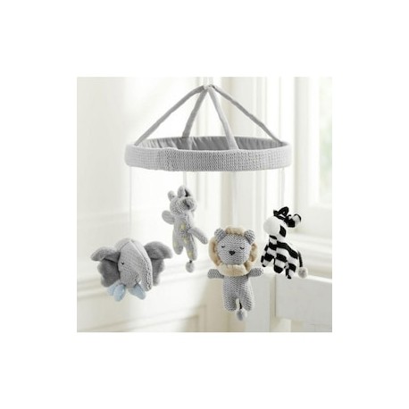 Móvil de Animales Knit