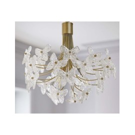 Candelabro de vidrio Monique Lhuillier