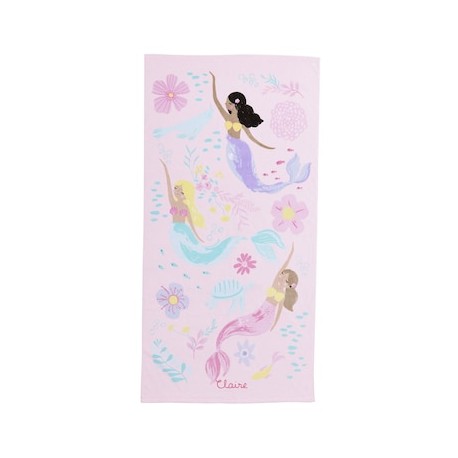 Toalla Mermaid Allover de algodón