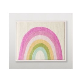 Cuadro técnica mixta Felted Rainbow