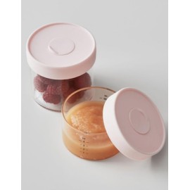 Set de contenedores Glass Food vidrio 12 piezas