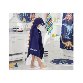 Toalla con gorro T-Rex de algodón unisex