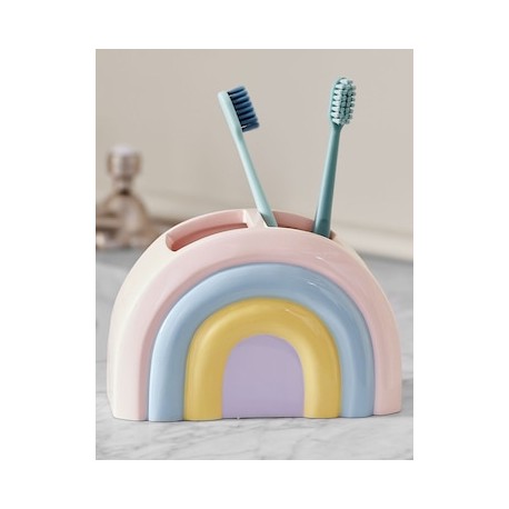 Porta cepillo de dientes Rainbow Shaped 2 compartimentos